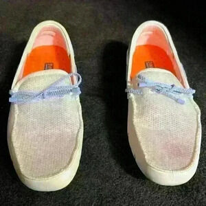 Swims Men's Size 11 white Slip On Loafer Shoes